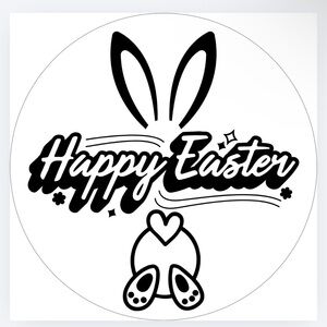 Custom Made 50count Easter Stickers